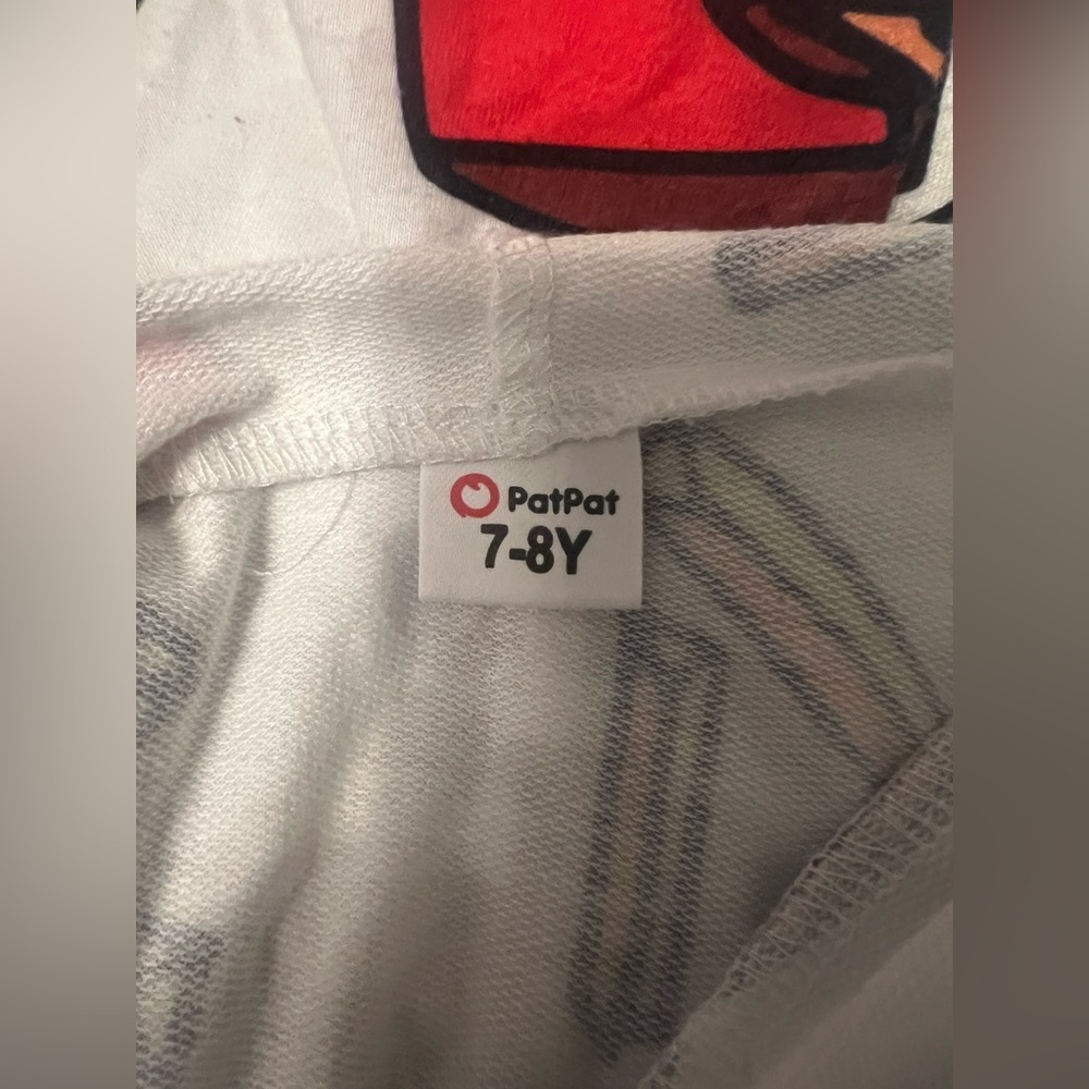 Children’s Hoodie 7-8 French Fry White Fun Fryday - Picture 3 of 5